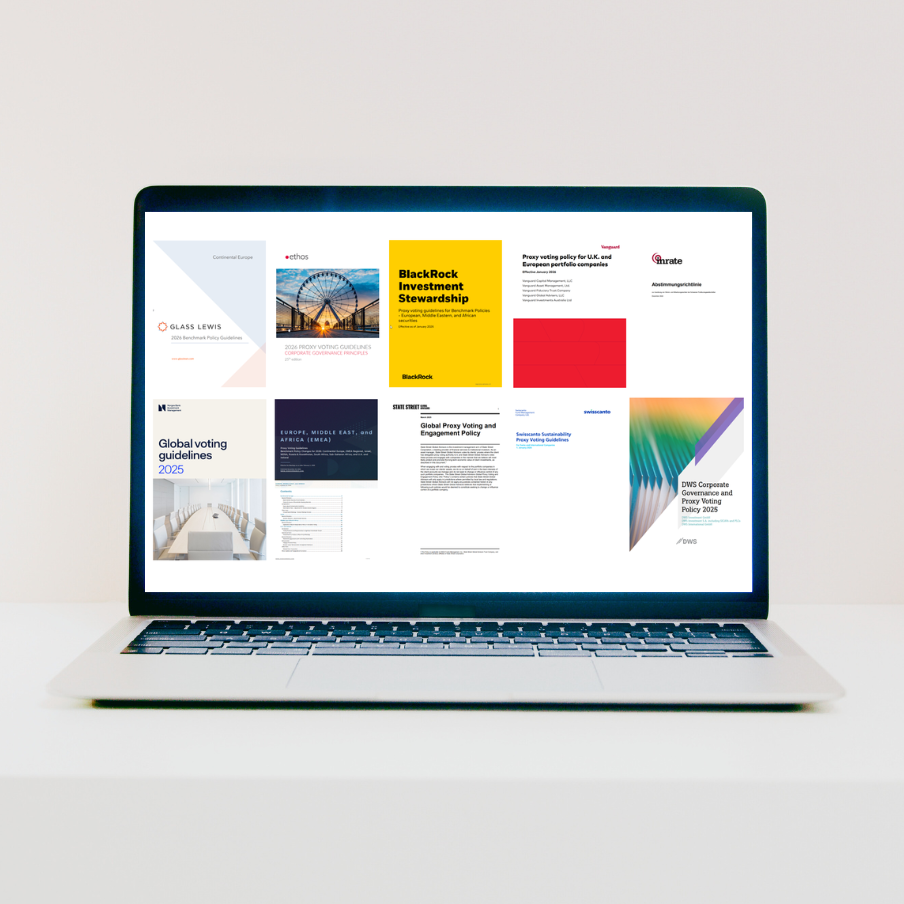 Proxy Voting Policies and Guidelines 2026