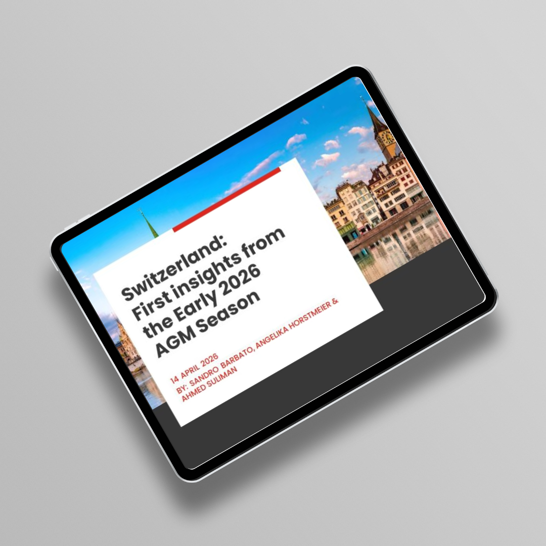 First Insights from the Early 2026 Swiss AGM Season