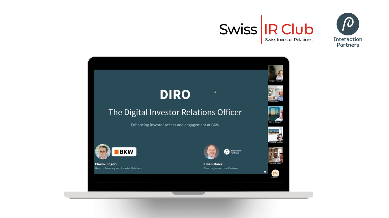 Replay: “DIRO – The Digital Investor Relations Officer”